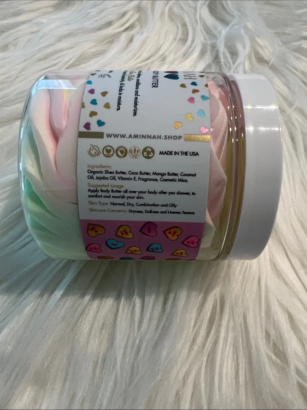 NWT Aminnah XOXO Whipped Body Butter - retails $38.00 USD